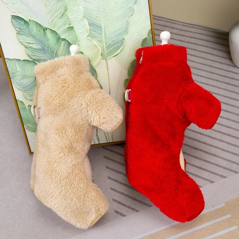 💥 50% BLACK FRIDAY! 🐶 | Lyxig Vinterhund Jumpsuit (Coral Velour) | Dragkedja Bak! ⭐