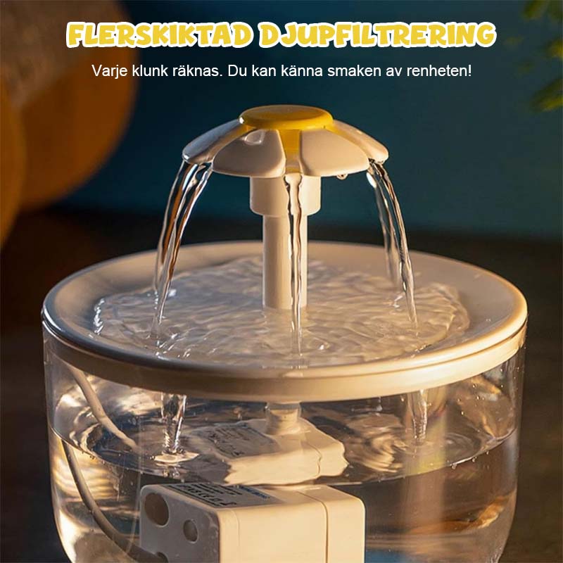 🐱 Bästa Vattendispenser för Katt 💧 | Cirkulerande Fontän med Djupfiltrering ✨