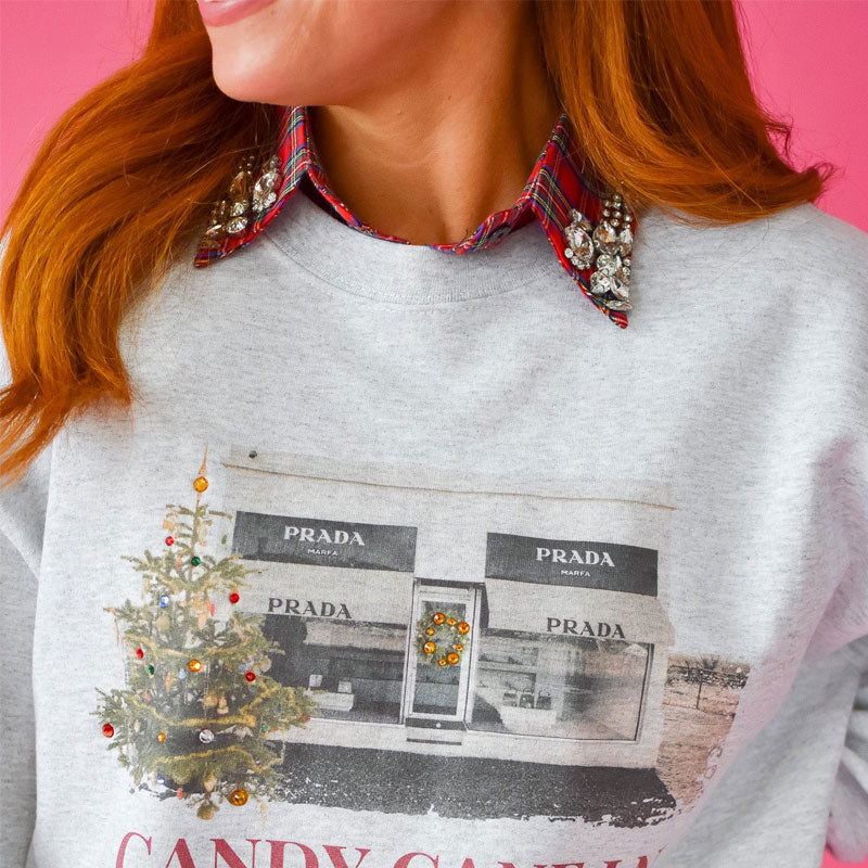 🎄 ✨ Avtagbar Julkrage med Strass och Röd Julrutig Design