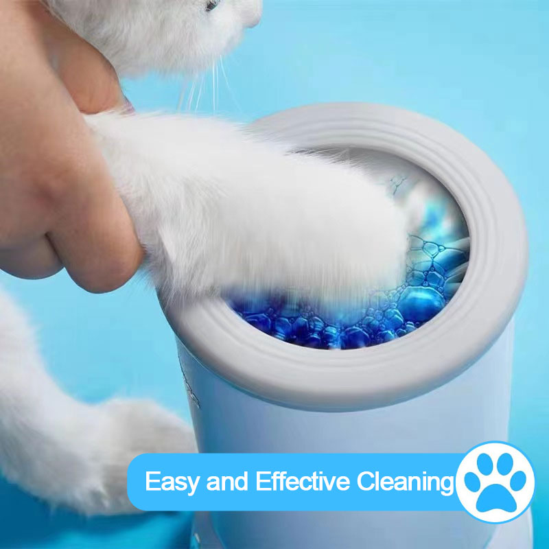 Elektrisk Tassrengörare 🐶 | Snabb & Skonsam Tassvätt för Hund och Katt 🐾