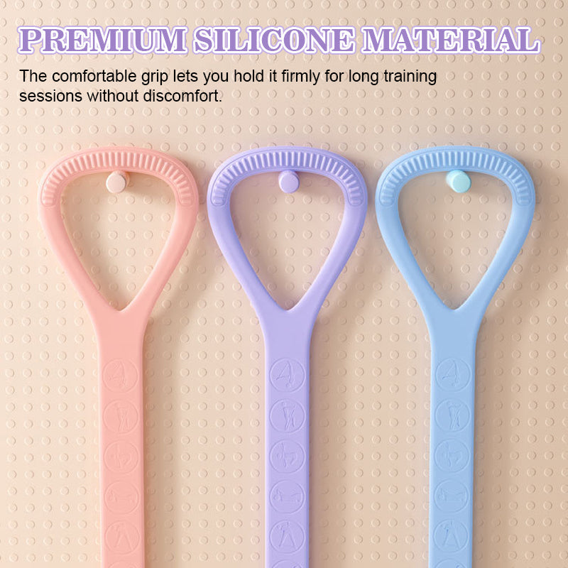 Premium 8-format Träningsband i Silikon | För Bättre Hållning & Hemmaträning ✨