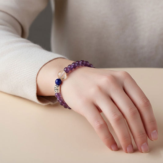 ✨ Personligt Stjärntecken Armband – Äkta Kristall Energi-Resonator 🌌 Zodiak Gåva 🎁