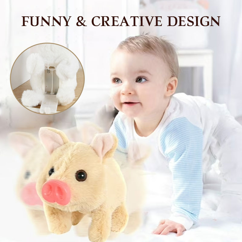 🐽 Gå- och Ljudfunktion: Den Söta “Nöff Nöff”-Grise-Leksaken! 🐷 Stressavlastning & Sällskap