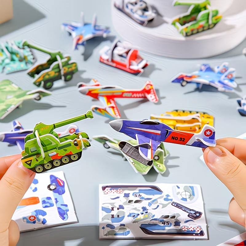 Stort 3D Pussel-Set för Barn (30 st) ✨ Pedagogiskt Pyssel & DIY 🦋