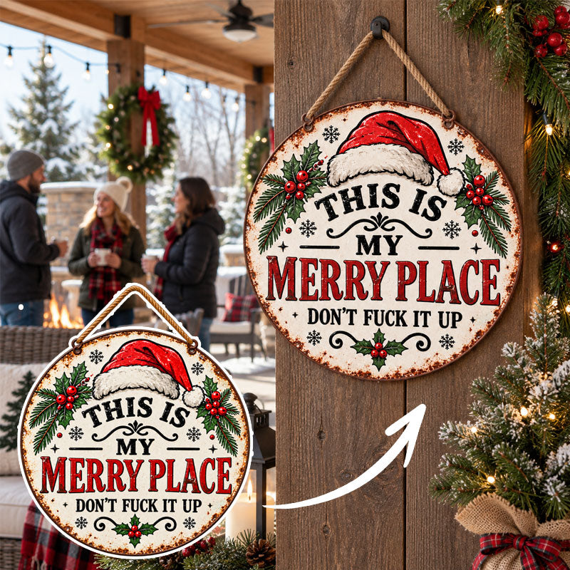 🎅 "This Is My Merry Place" – Skab Ægte Julehygge & Varme I Dit Hjem 🎄✨