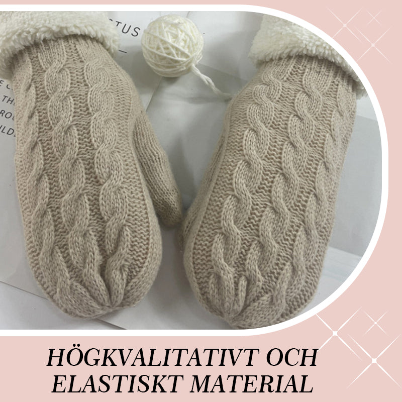 📱 Pekskärmshandskar Varma 🧤 | Stretchiga Ullvantar med Fleece/Plysch Foder 🔥