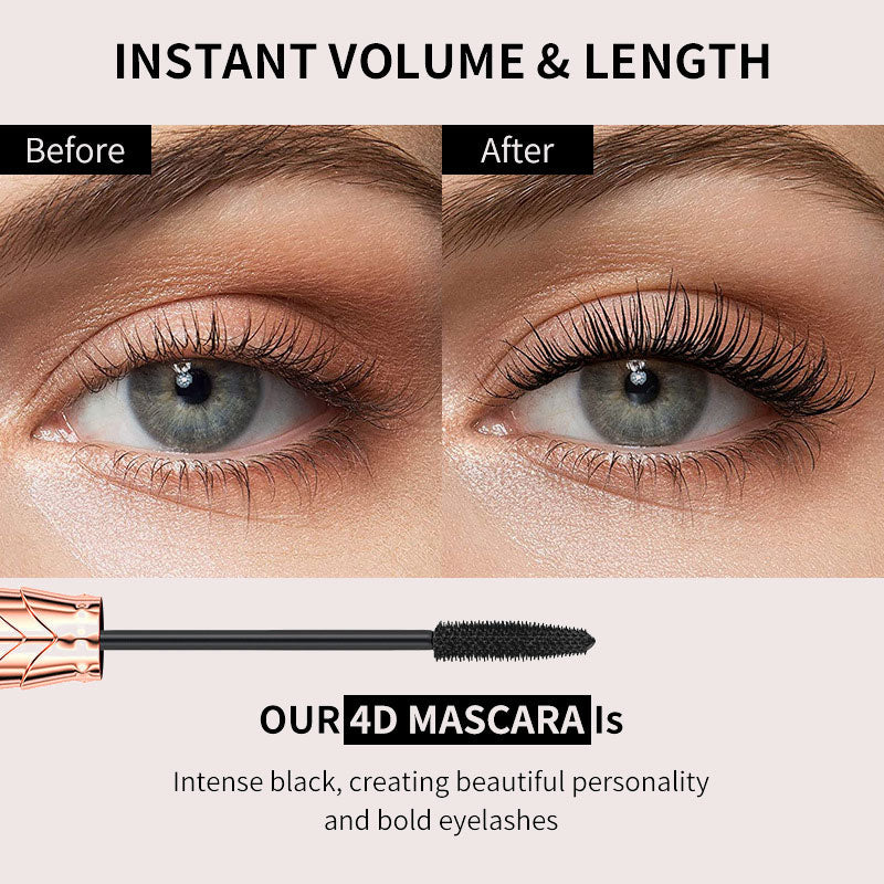 👑 4D CROWN Mascara ✨ | Vattenfast 💧 & Klumpfri 🖤 | Ger Långa Fransar & Maximal Volym