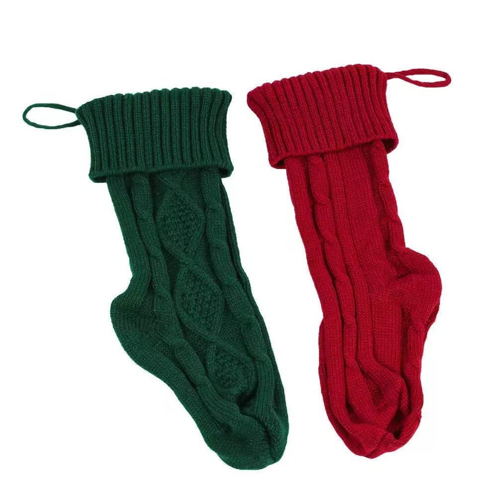 🧦 Stickade Väggstrumpor | Mysig Väggdekoration & Julstrumpa 🎄 | Rustik Inredning 🏡