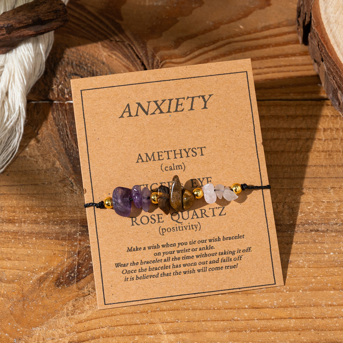 🌌 Energikalibratorn ✨ | Armband med Kalibrerad Natursten 💎 | Magnetisk Balans & Tur