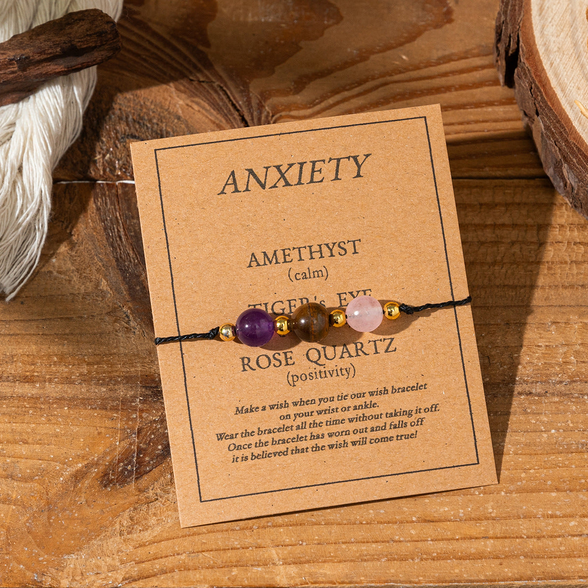 🌌 Energikalibratorn ✨ | Armband med Kalibrerad Natursten 💎 | Magnetisk Balans & Tur