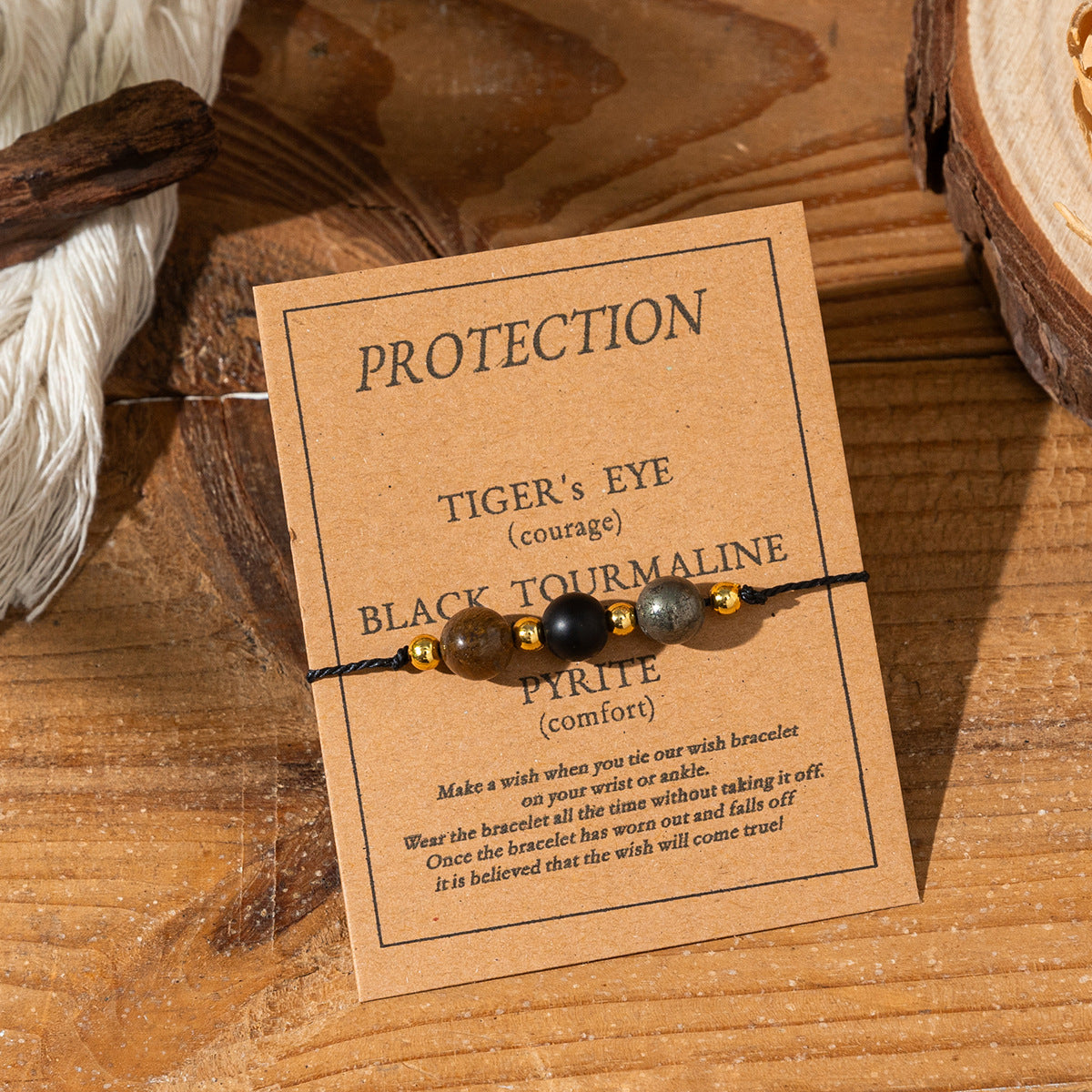 🌌 Energikalibratorn ✨ | Armband med Kalibrerad Natursten 💎 | Magnetisk Balans & Tur