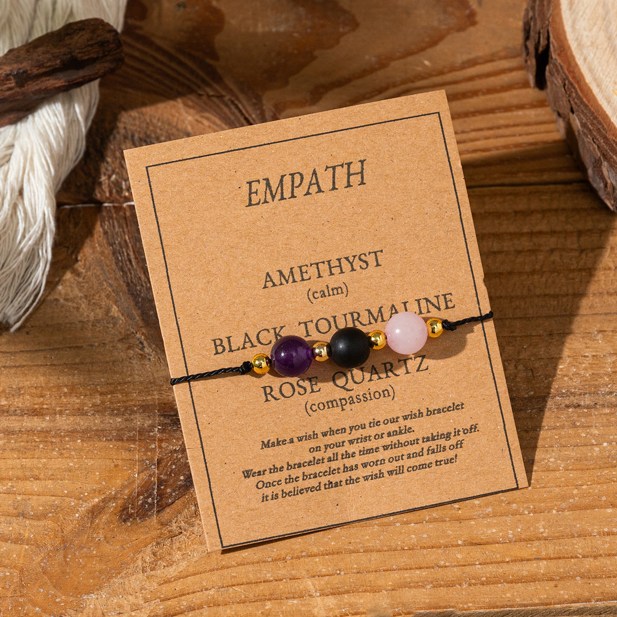 🌌 Energikalibratorn ✨ | Armband med Kalibrerad Natursten 💎 | Magnetisk Balans & Tur