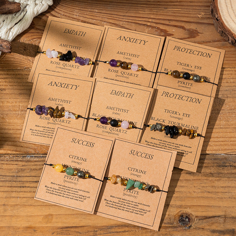 🌌 Energikalibratorn ✨ | Armband med Kalibrerad Natursten 💎 | Magnetisk Balans & Tur