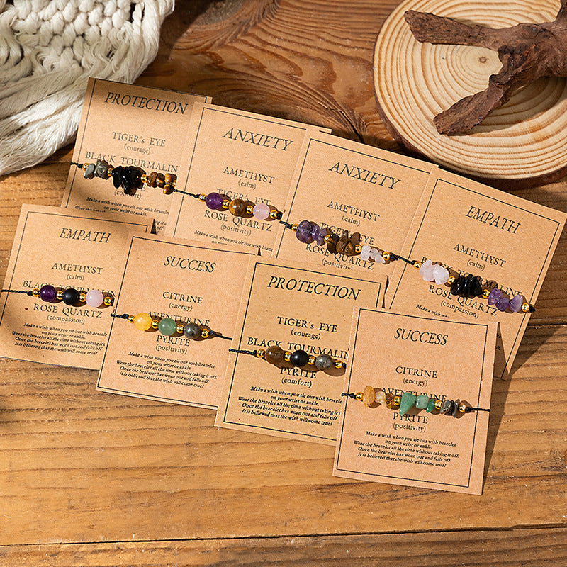 🌌 Energikalibratorn ✨ | Armband med Kalibrerad Natursten 💎 | Magnetisk Balans & Tur