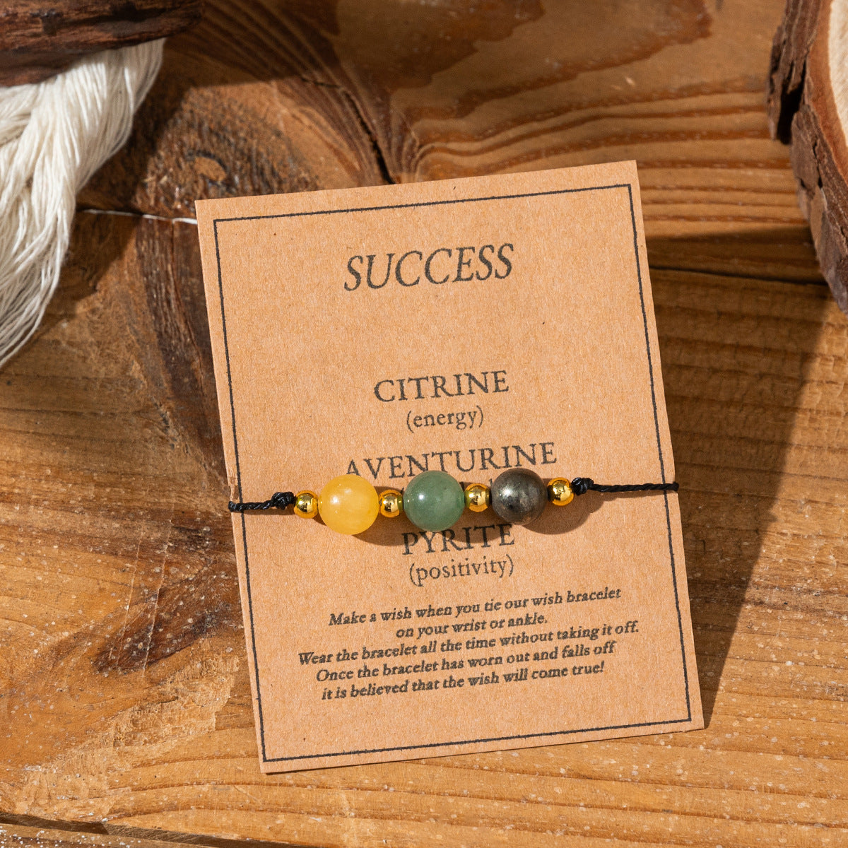 🌌 Energikalibratorn ✨ | Armband med Kalibrerad Natursten 💎 | Magnetisk Balans & Tur