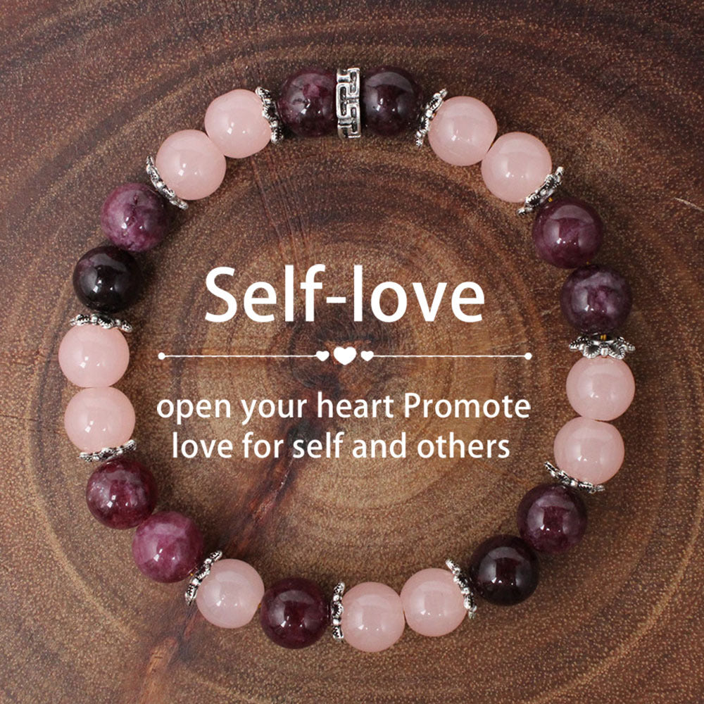 🌿 Handgjort Armband Natursten – Energi, Skydd & Balans (Unik Gåva) 🎁