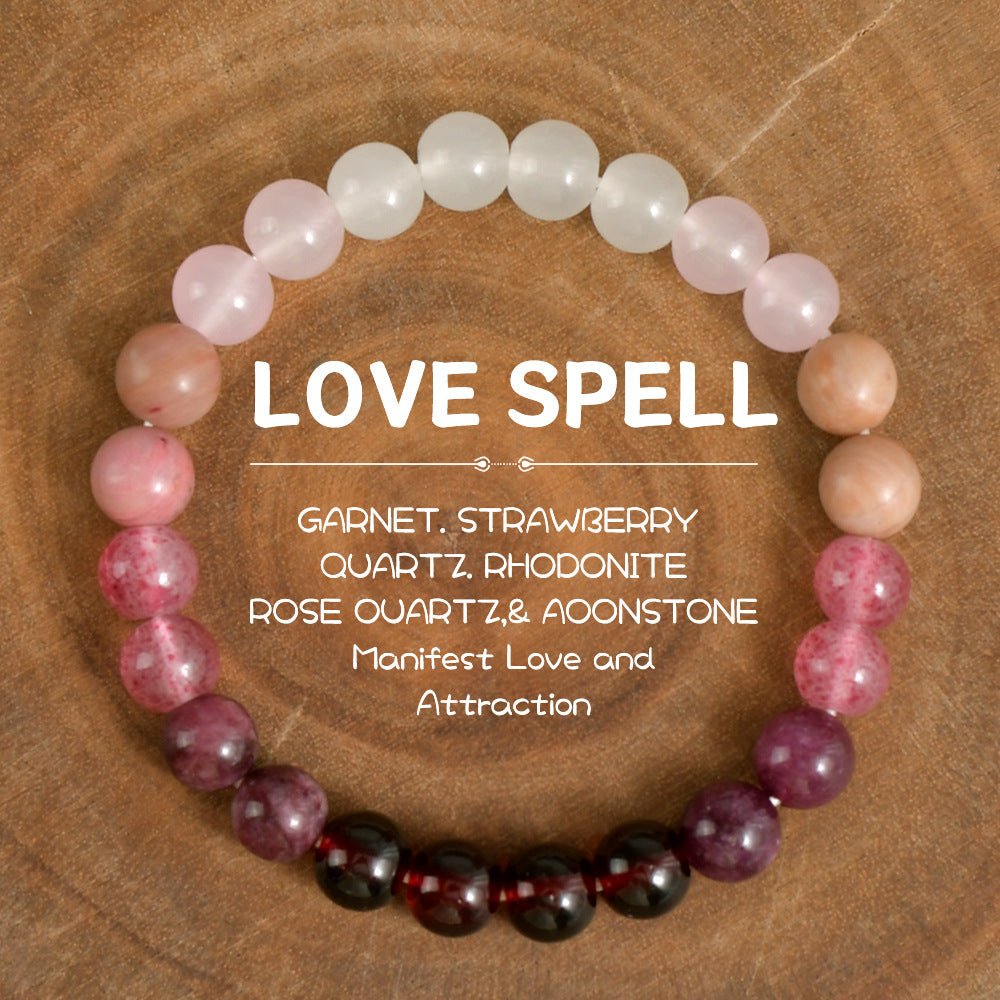 🌿 Handgjort Armband Natursten – Energi, Skydd & Balans (Unik Gåva) 🎁