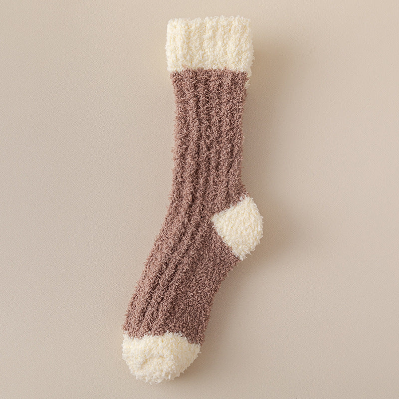 🔥 Korallfleece Myssockor ☁️ | Supermjuka & Varma | Halkfria Vintersockor 🎁