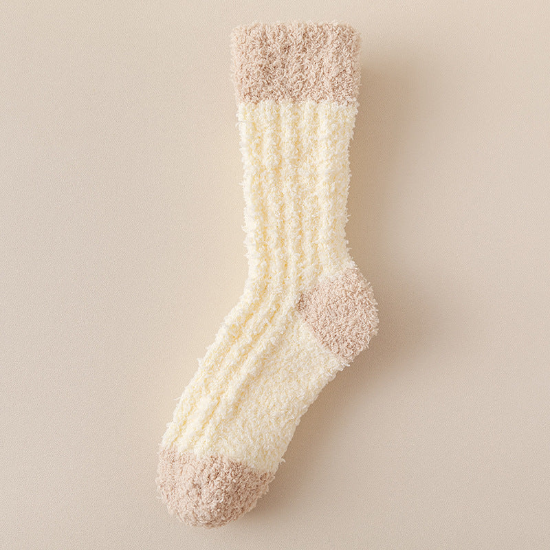 🔥 Korallfleece Myssockor ☁️ | Supermjuka & Varma | Halkfria Vintersockor 🎁