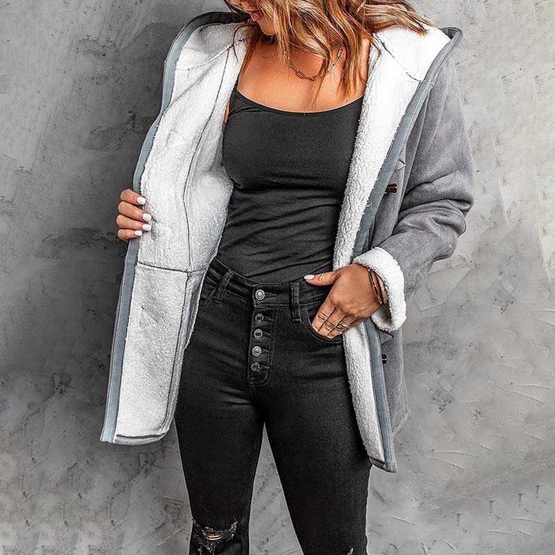 🍂🧥 Höstvärme — Midilång trenchcoat för damer: Snygg och praktisk 🌟