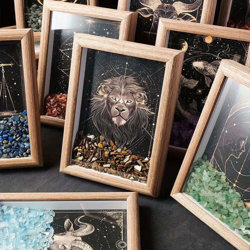 Stjärntecken Fotoram 🔮 | Energicentrum – Stärk Din Relation och Beskydda Er ✨