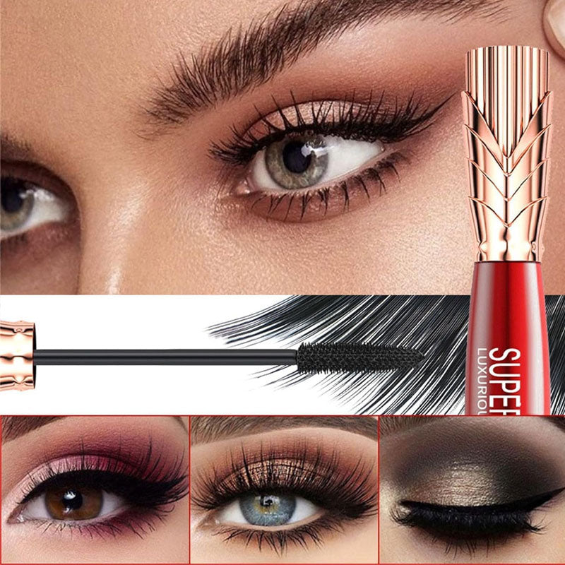 👑 4D CROWN Mascara ✨ | Vattenfast 💧 & Klumpfri 🖤 | Ger Långa Fransar & Maximal Volym