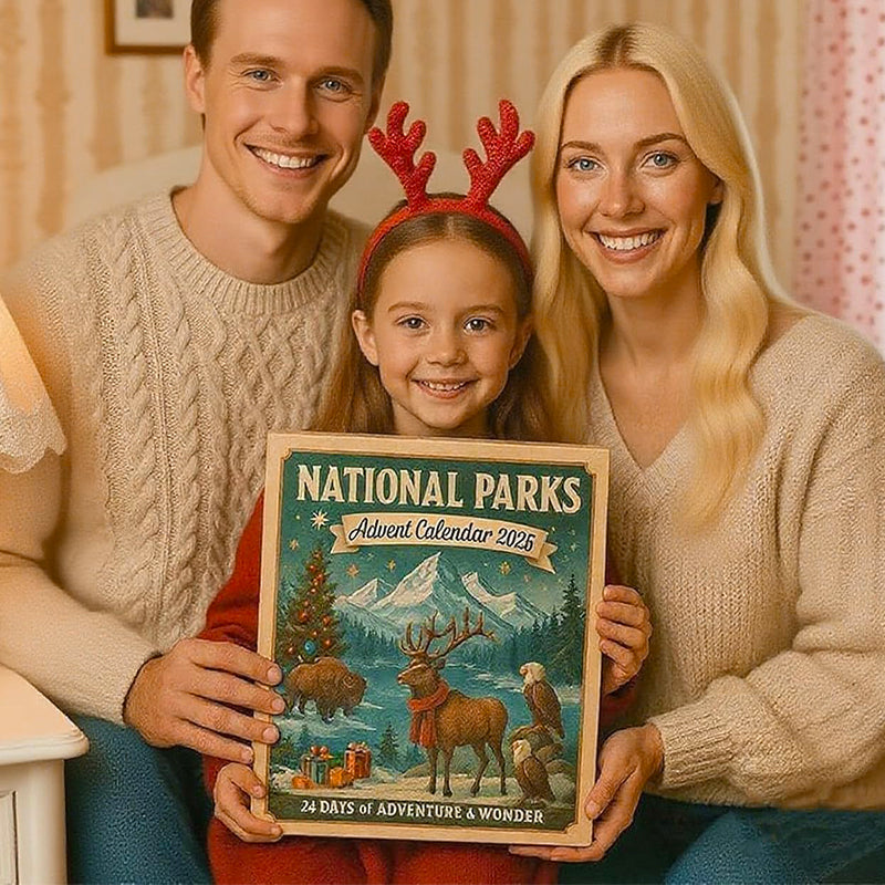 🌲 Nationalparkens Lucky Box-adventskalender 🎁 Varje dag en ny överraskning!