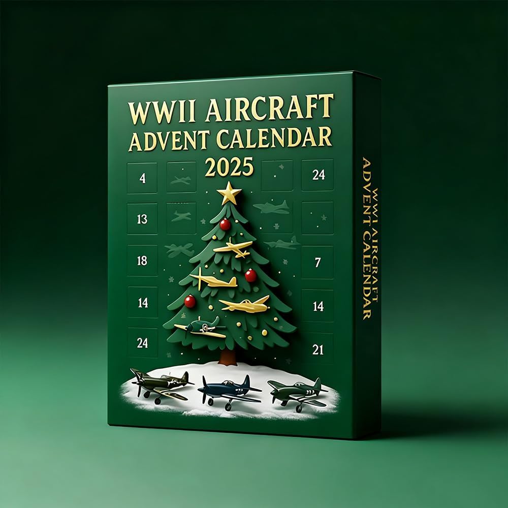 WWII Flygplansadventskalender 2025 – 24 dagar med ikoniska krigsflygplan