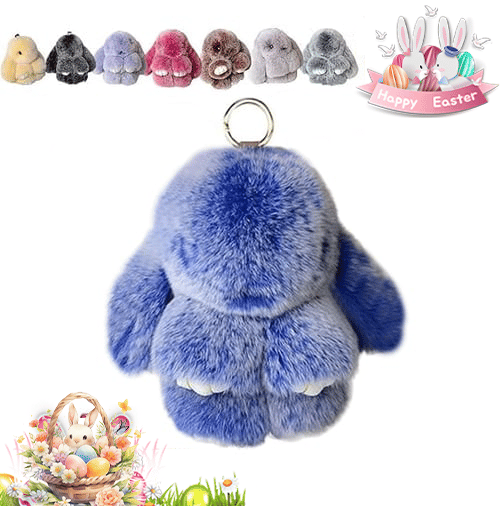 Lyxig Påskhare Nyckelring med Elegant Presentask – Den Perfekta Påskgåvan 🐰🌷