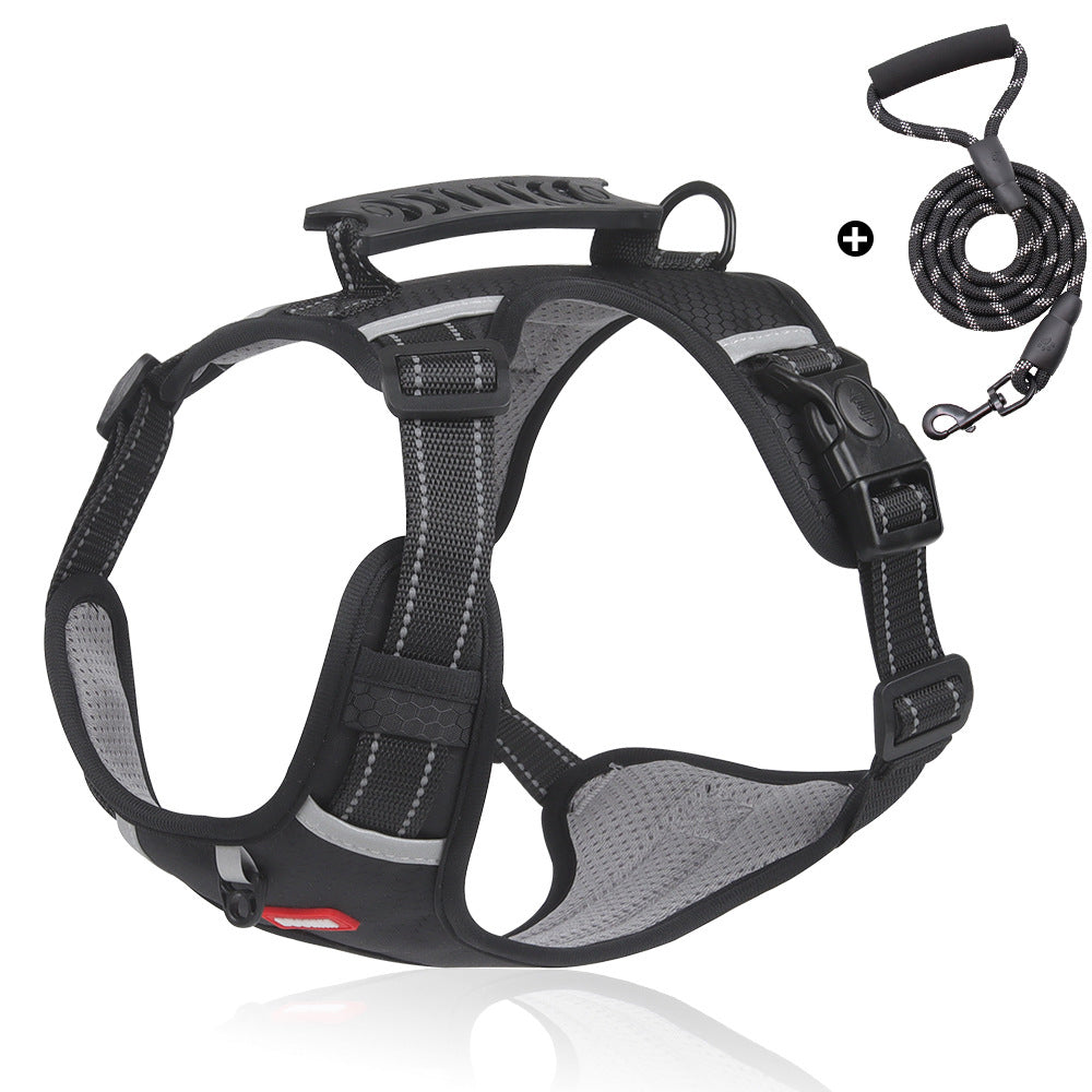 🔥 50% BLACK FRIDAY-REA 🐕‍🦺 Anti-Drag Sele för Hund 🐾 Slipp ryck i kopplet