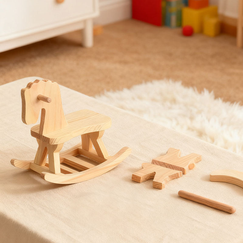 👨‍👩‍👧‍👦 DIY Träbyggsats för Barn & Familj | Säkert Tallträ | Måla & Bygg Leksak 🎨