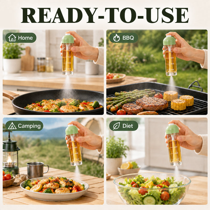 🥗 Slut Med At Hælde For Meget Olie! 🍳 Nedadrettet Oliespray Til Sundere Madlavning