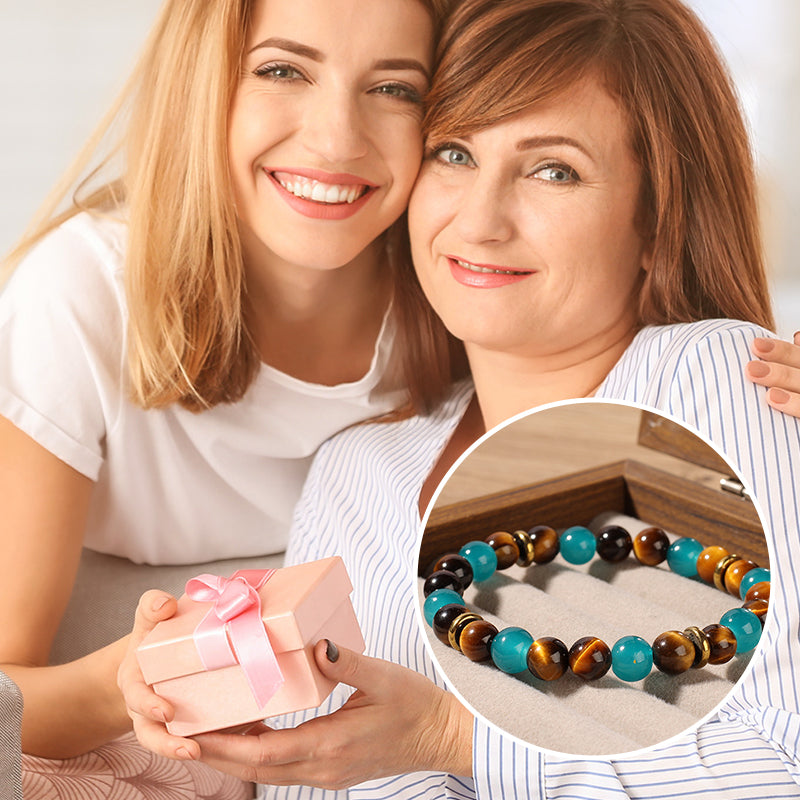 🌿 Handgjort Armband Natursten – Energi, Skydd & Balans (Unik Gåva) 🎁