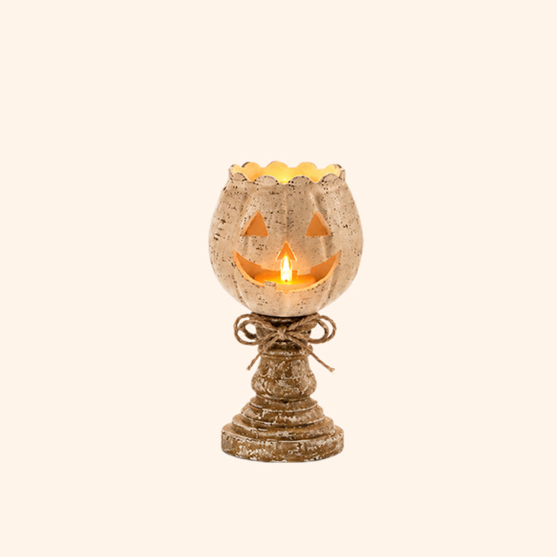 🕯️ Skab den mest hyggelige efterårsstemning i dit hjem: Græskar-Lysestage 🎃