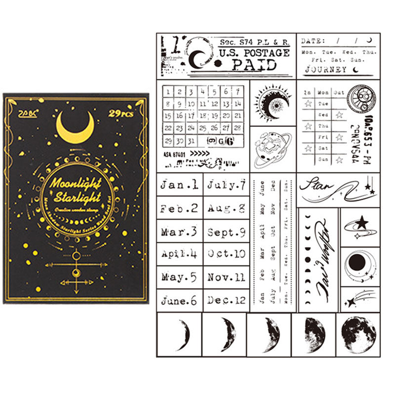 ✨ Trä Kalenderstämpel för Anteckningsböcker - Den ultimata personliga och enkla lösningen