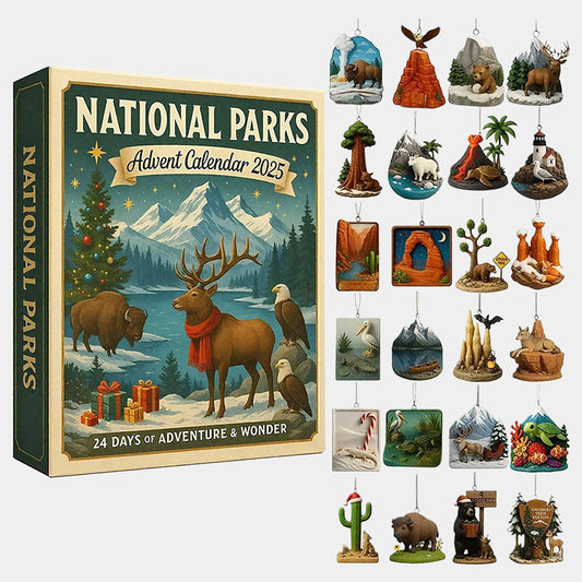 🌲 Nationalparkens Lucky Box-adventskalender 🎁 Varje dag en ny överraskning!