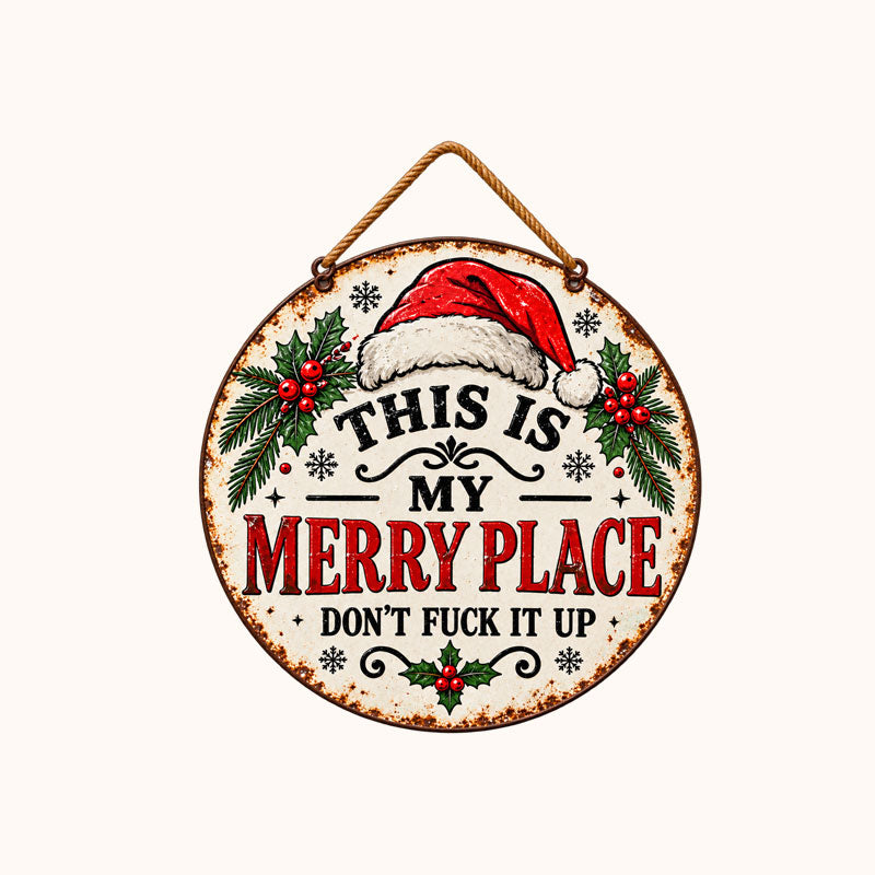 🎅 "This Is My Merry Place" – Skab Ægte Julehygge & Varme I Dit Hjem 🎄✨