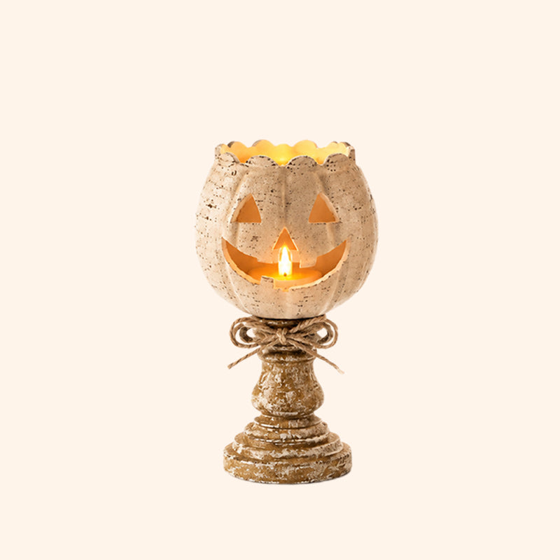 🕯️ Skab den mest hyggelige efterårsstemning i dit hjem: Græskar-Lysestage 🎃