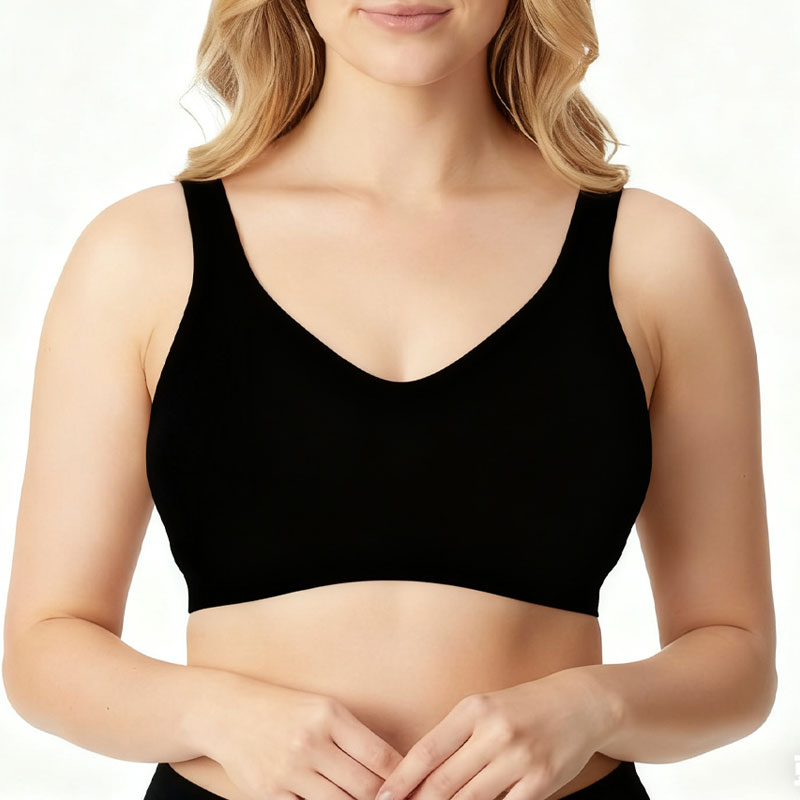 💥 BLACK FRIDAY –40% REA! 💖 | Lyxig Bygelfri BH | Silkig Glans & Push-Up Effekt 🌸