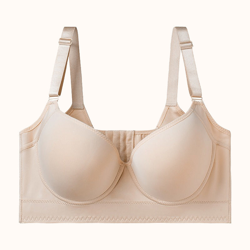 Sömlös Deep V BH – Ultimat Stöd & Naturlig Siluett 💖