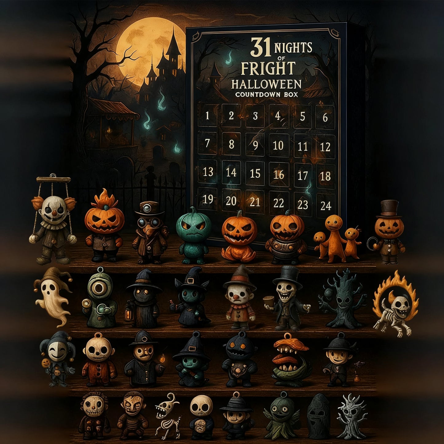🎃 Halloween-räknarkalender 2025: 31 dagar fullspäckade med smart Halloween-äventyr! 🦇
