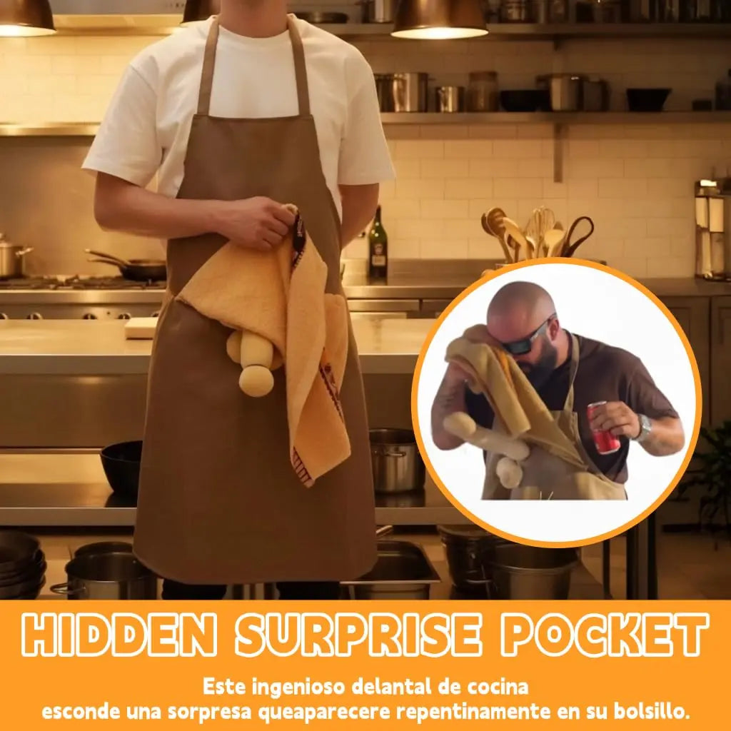 🤣 Gør Grillaftenen Hylende Morsom ✨ Bliv Festens Midtpunkt Med Dette Forklæde 🥂