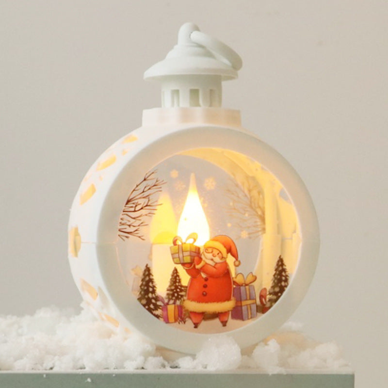 🎄 Retro LED-julnattlampa – juldekoration för fönster och bord ✨