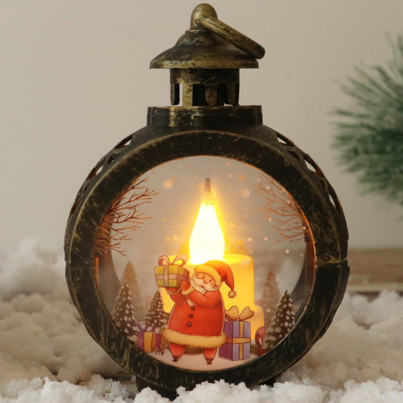 🎄 Retro LED-julnattlampa – juldekoration för fönster och bord ✨