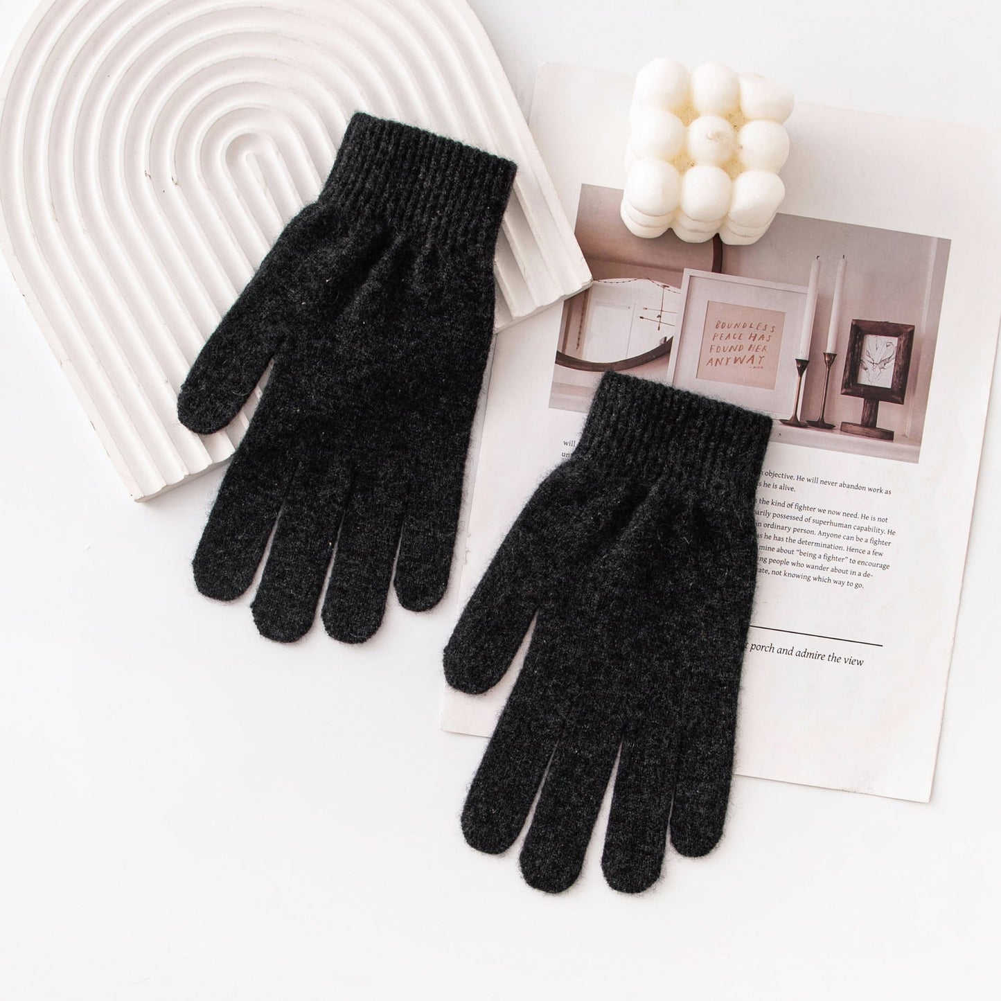 🧤 Varma Touchscreen-Handskar i 100% Premiumull – Tjocka och Varma för Svensk Vinter ❄️