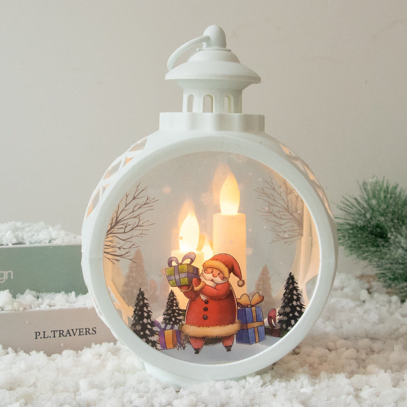 🎄 Retro LED-julnattlampa – juldekoration för fönster och bord ✨
