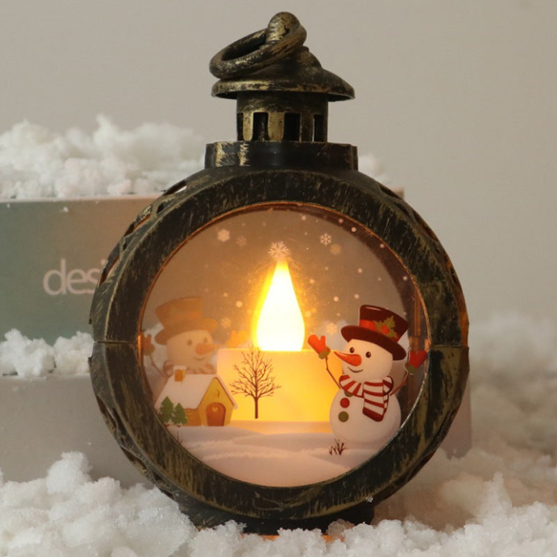 🎄 Retro LED-julnattlampa – juldekoration för fönster och bord ✨