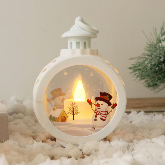🎄 Retro LED-julnattlampa – juldekoration för fönster och bord ✨