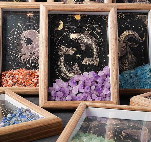 Stjärntecken Fotoram 🔮 | Energicentrum – Stärk Din Relation och Beskydda Er ✨