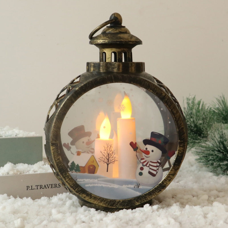 🎄 Retro LED-julnattlampa – juldekoration för fönster och bord ✨